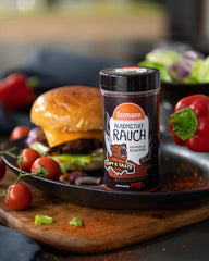 Ostmann Gewürze - Alarmstufe Rauch | Gewürzzubereitung mit geräucherter Paprika | Für Burger, Grillfleisch und Co. | Doktor Froid | 115 g im Streuer