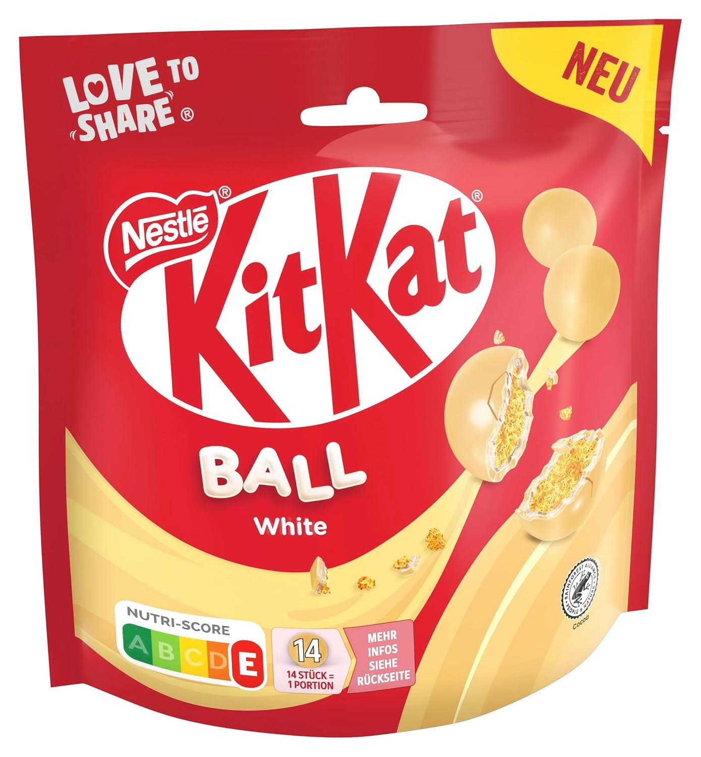 Bile NESTLÉ albe, pachet de 1 (1 x 130g)