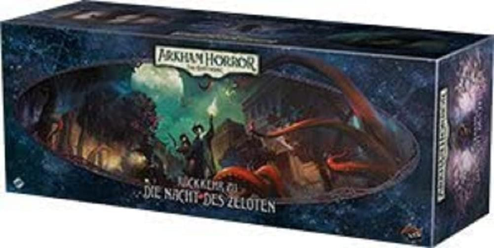 Fantasy Flight Games, Arkham Horror: LCG, Joc de bază, Joc pentru experți, Joc de cărți, 1-4 jucători, Vârste 14+, 45+ minute, Germană, Multicolor, Colorat