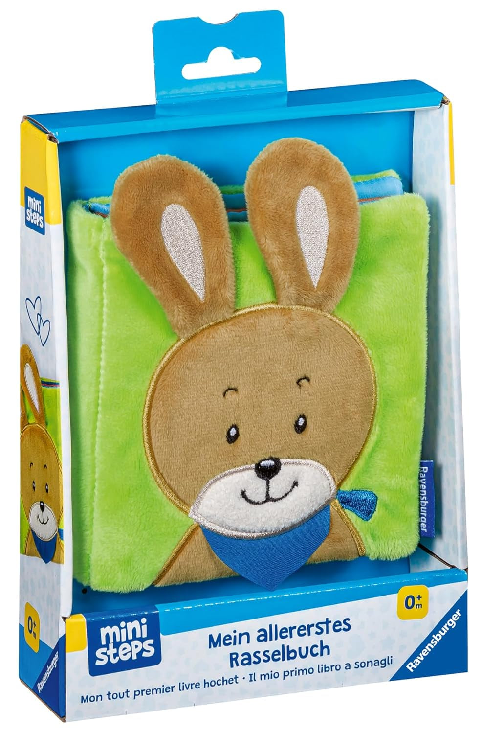 ministeps: Prima mea carte cu zornăitori: De la 0 luni Jucarii Bebe Naty Shop