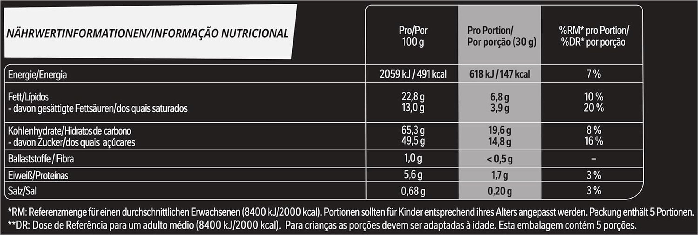 Baton de ciocolată LION Black & White, o gustare cu gust intens, ciocolată crocantă și chipsuri crocante, umplutură de brownie, o experiență unică de îmbucătură, 1 pachet (5 x 30g)