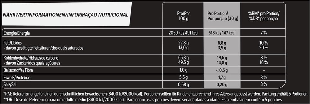 Baton de ciocolată LION Black & White, o gustare cu gust intens, ciocolată crocantă și chipsuri crocante, umplutură de brownie, o experiență unică de îmbucătură, 1 pachet (5 x 30g)