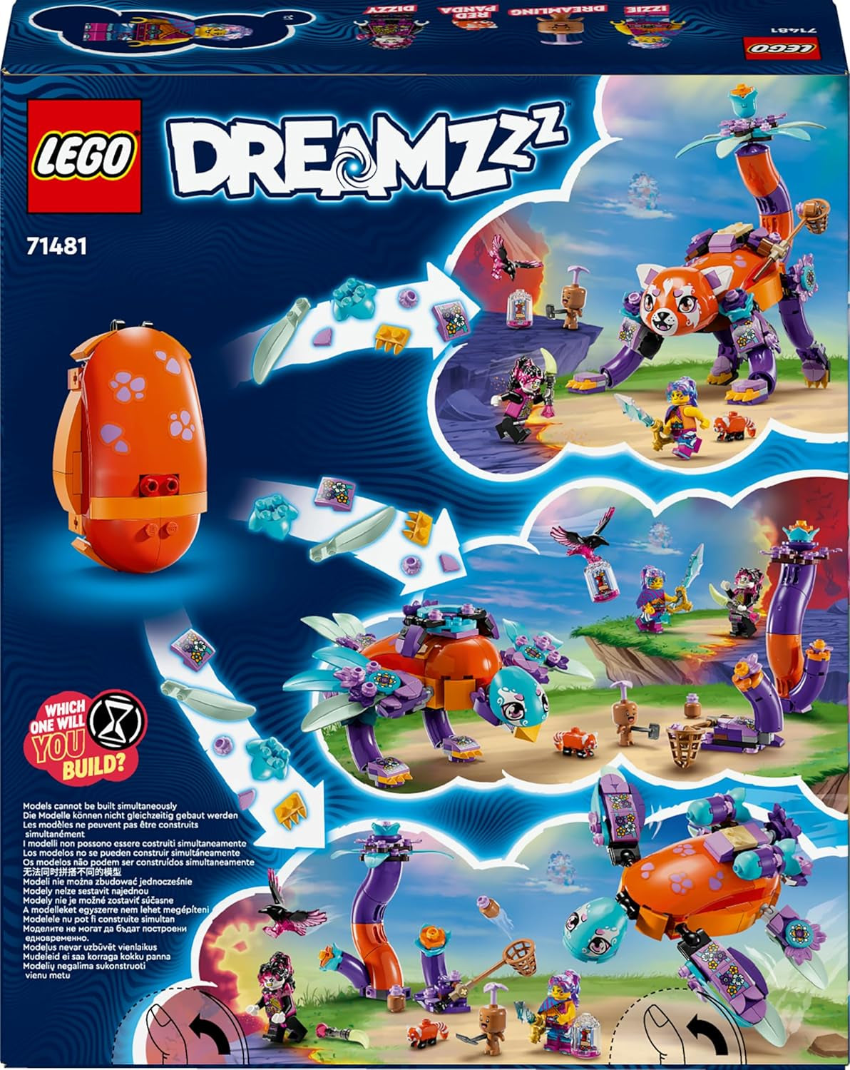 LEGO Dreamzzz 3-In-1 Izzies Dream Animals, ou magic cu minifigurinele Izzy și Dizzy și figuri de animale, set de joacă Fantasy, cadou pentru fete și băieți de la 8 ani 71481 Seturi de constructie Besuche den LEGO-Store