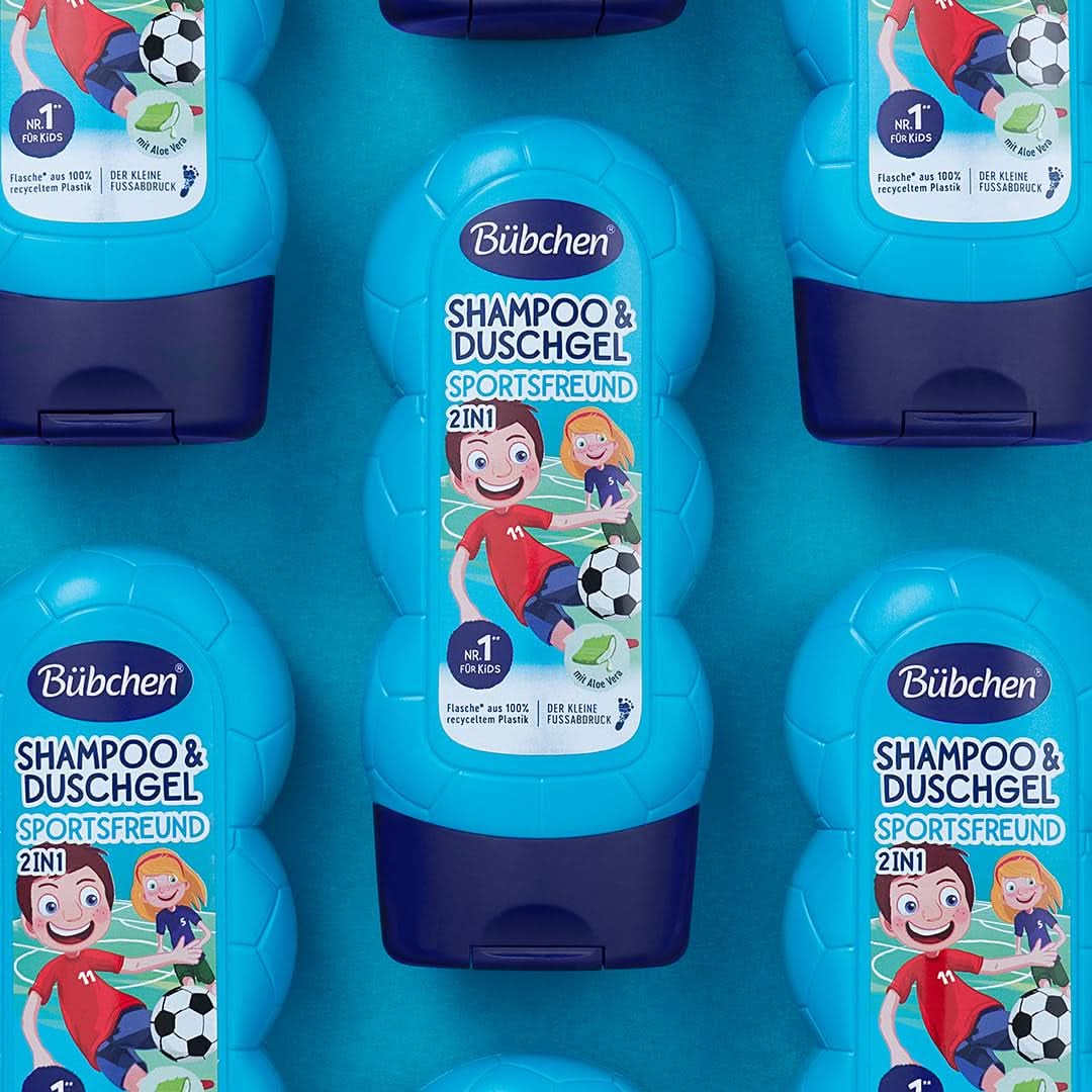 Bübchen Sportsfriend 2In1, Șampon și gel de duș, 230 ml Duș și baie Naty Shop