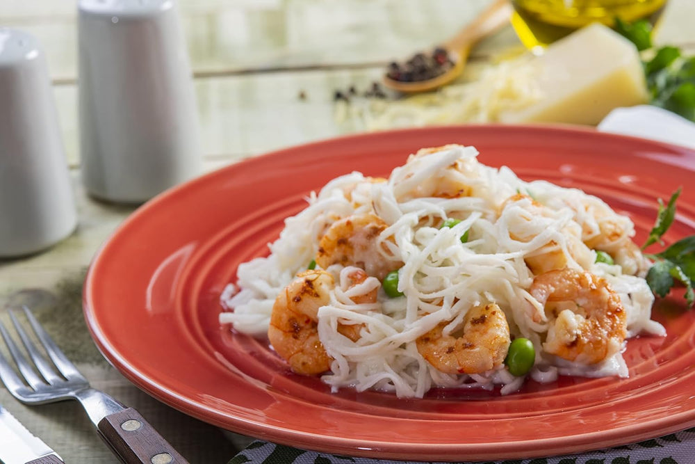 Tăiței Shirataki Dietetici | Tăiței Konjac cu conținut scăzut de carbohidrați | 200 de grame, aliment vegan cu conținut scăzut de calorii, fără grăsimi, fără soia, fără gluten, tăiței dietetici solubili în apă