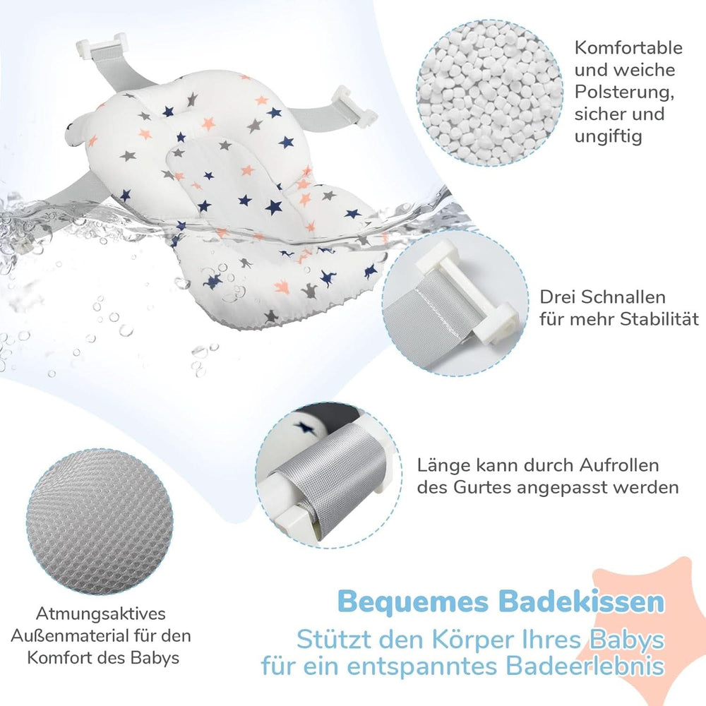 Cada de baie portabilă si pliabilă DEANIC, potrivită pentru 0-6-12 luni Mama si Copilul Naty Shop