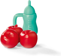Simba 105733598 - Evi Love Baby Pigs, Puppe mit süßer Latzhose und Vier Babyschweinen, mit Äpfel, Trinkflasche und Gehege, 12cm Spielpuppe, ab 3 Jahren