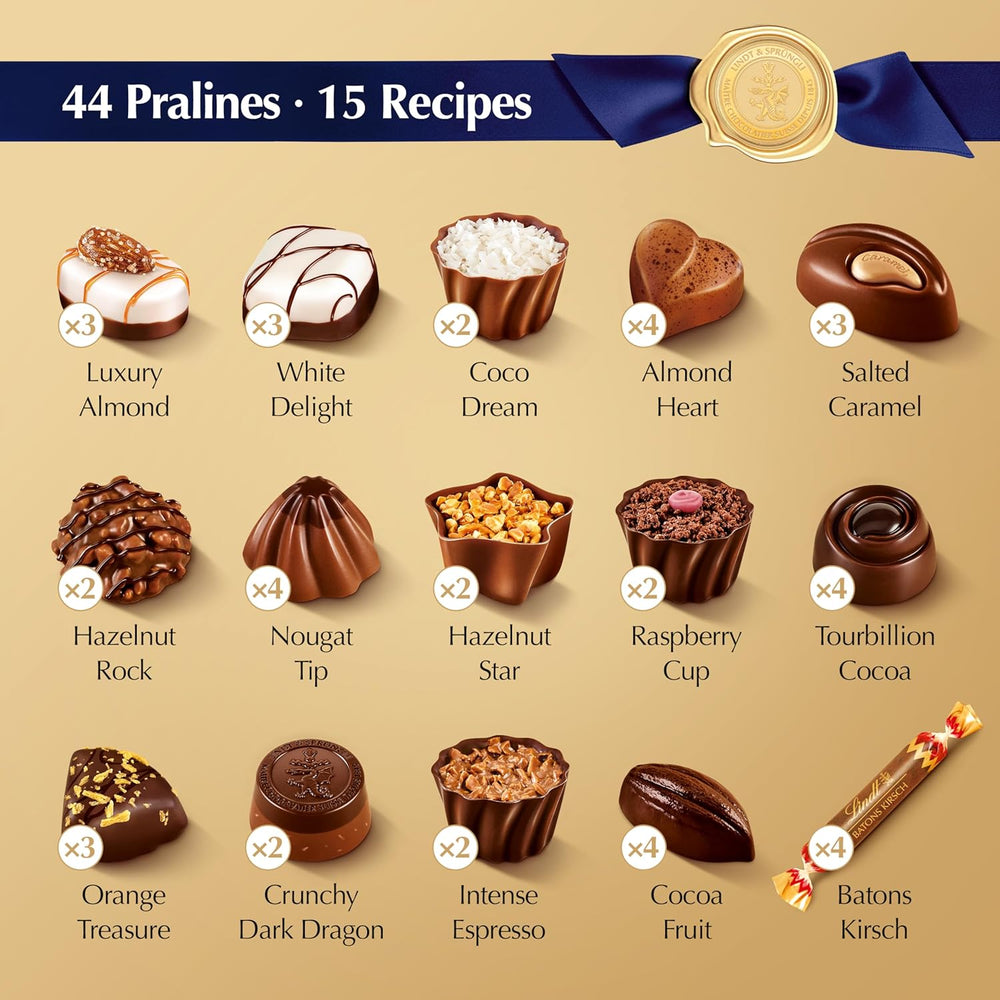 Ciocolate Lindt - Selecție Elvețiană de Lux (445g)