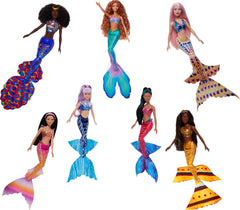 Mattel DISNEY Mica Sirenă - Ariel și cei 6 frați ai ei, Caspia, Indira, Pearl, Karina, Mala și Tamika, pentru copii cu vârsta de 3 ani și peste, HPT16