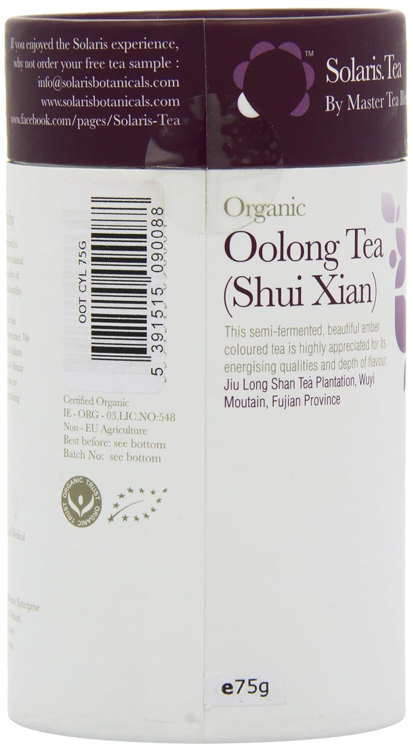 Oolong organic (Shui Xian), pachet de 1 (1 x 75 g)