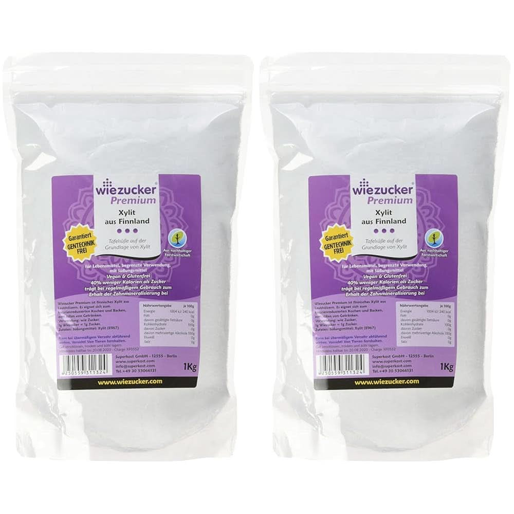 Zahăr de mesteacăn original din Finlanda, 1 Kg Indulcitori Naty Shop 2 x 1 Kg Single