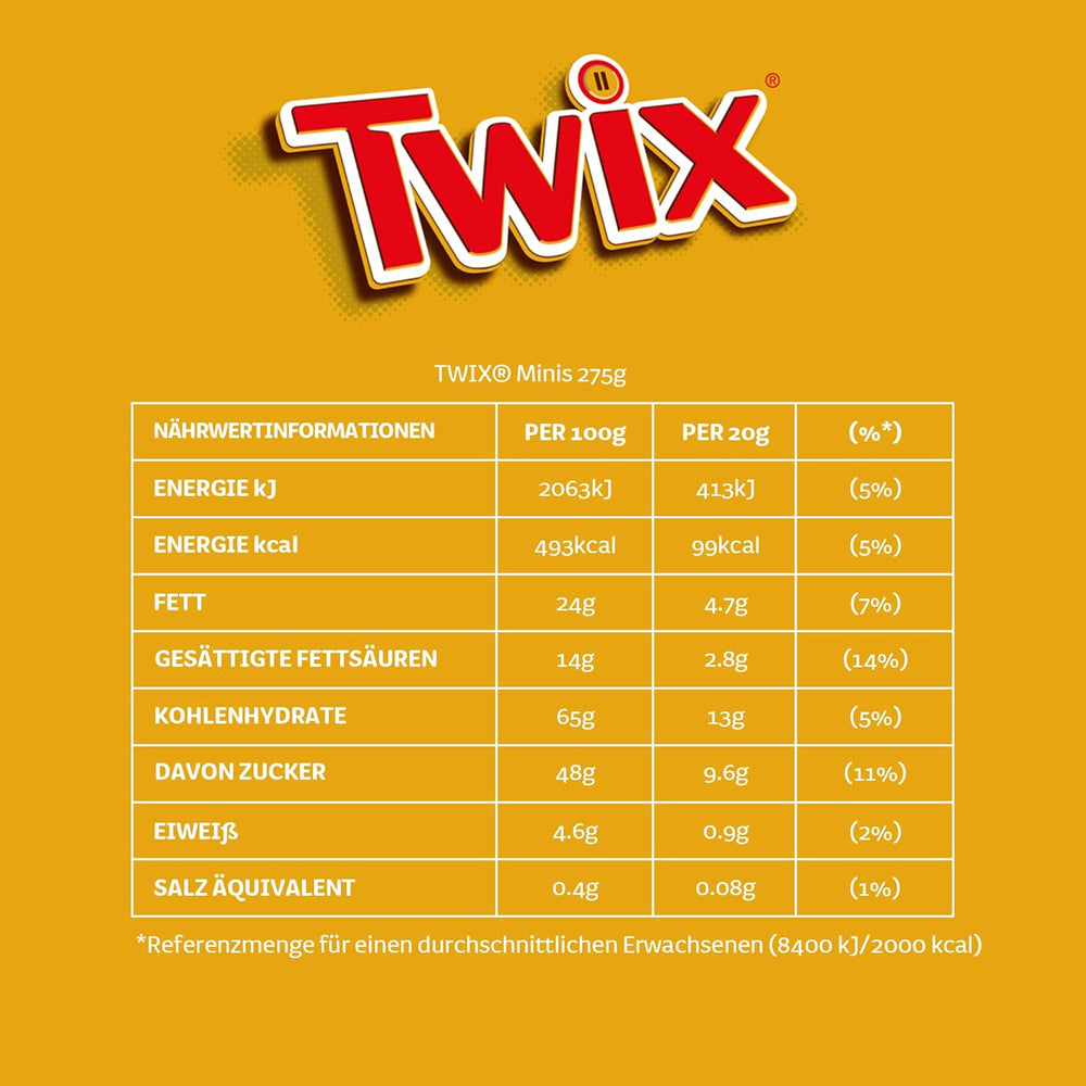 Pachet vrac cu mini ciocolată mixtă, 20 de mini gustări de ciocolată (Mars, Snickers, Bounty, Twix, Milky Way), ca bomboane, cadou de ciocolată, cutie de bomboane, 400g