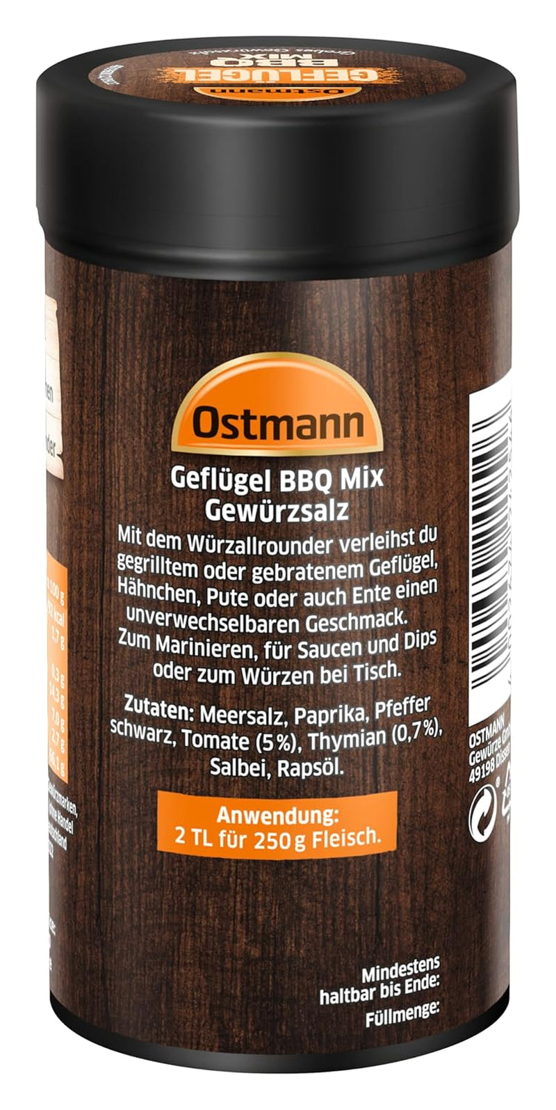 BBQ Mix Geflügel grobes Gewürzsalz