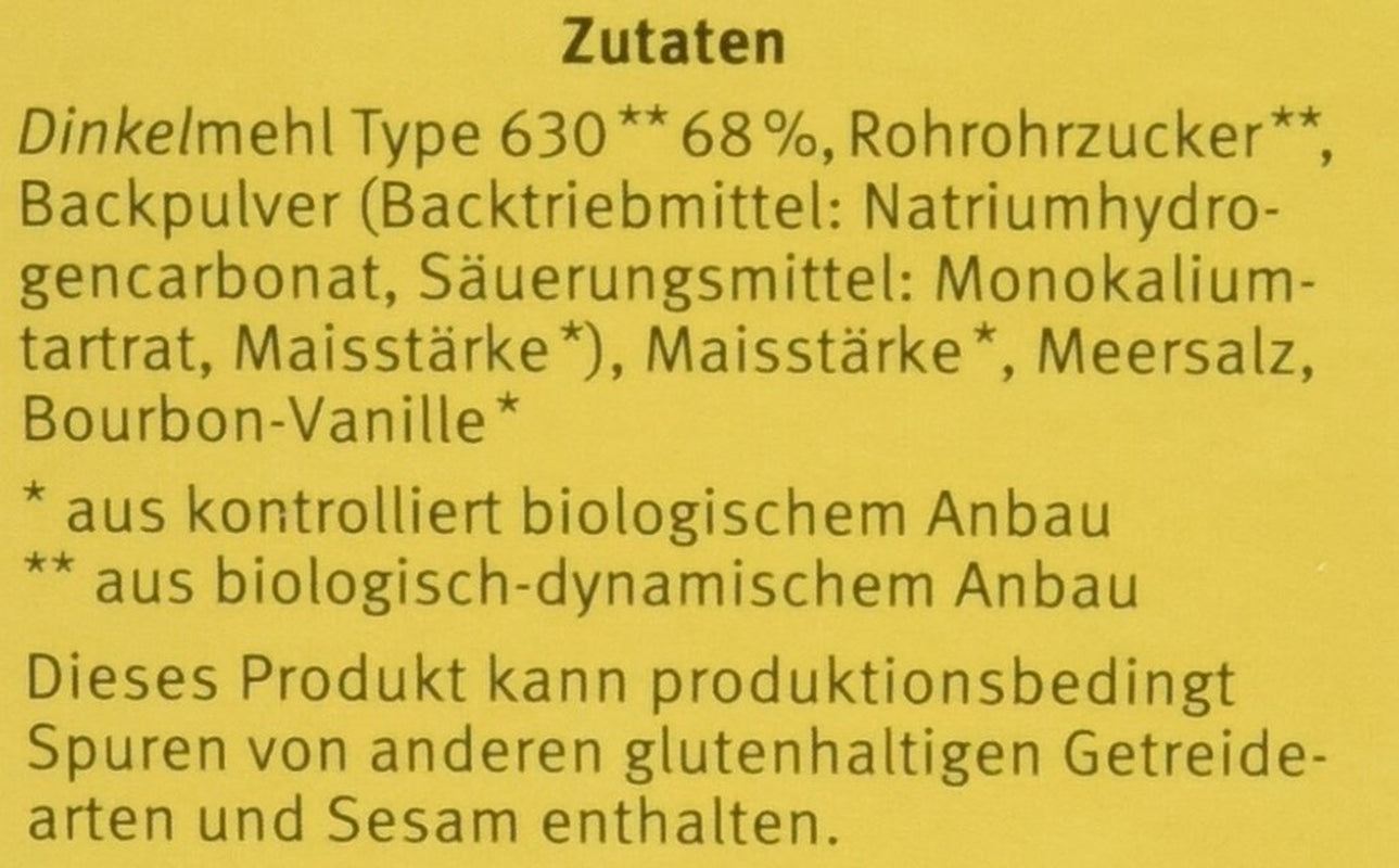 Demeter Bauck Hof Bio Dinkel Waffeln, 200 G Amestec pentru copt si gatit Naty Shop