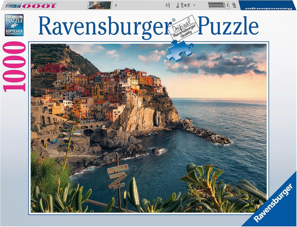 Ravensburger Puzzle 12000755 - Cinque Terre - puzzle jigsaw de 1000 de piese pentru adulți și copii de peste 14 ani Puzzle Naty Shop Design vechi