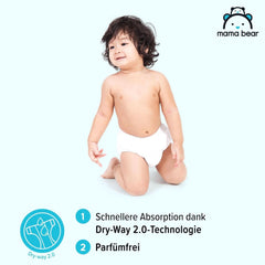 Scutece Mama Bear Ultra Dry, diverse marimi si cantitati Mama si Copilul Naty Shop