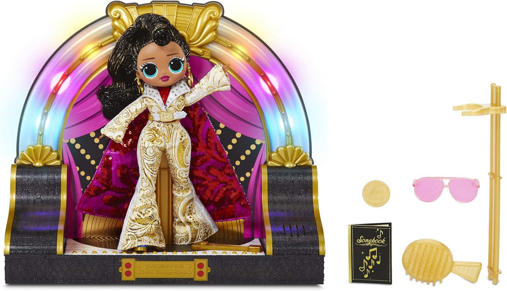 LOL Surprise OMG Remix - Jukebox BB cu muzică - Păpușă la modă și accesorii - Ediție de colecție 2020
