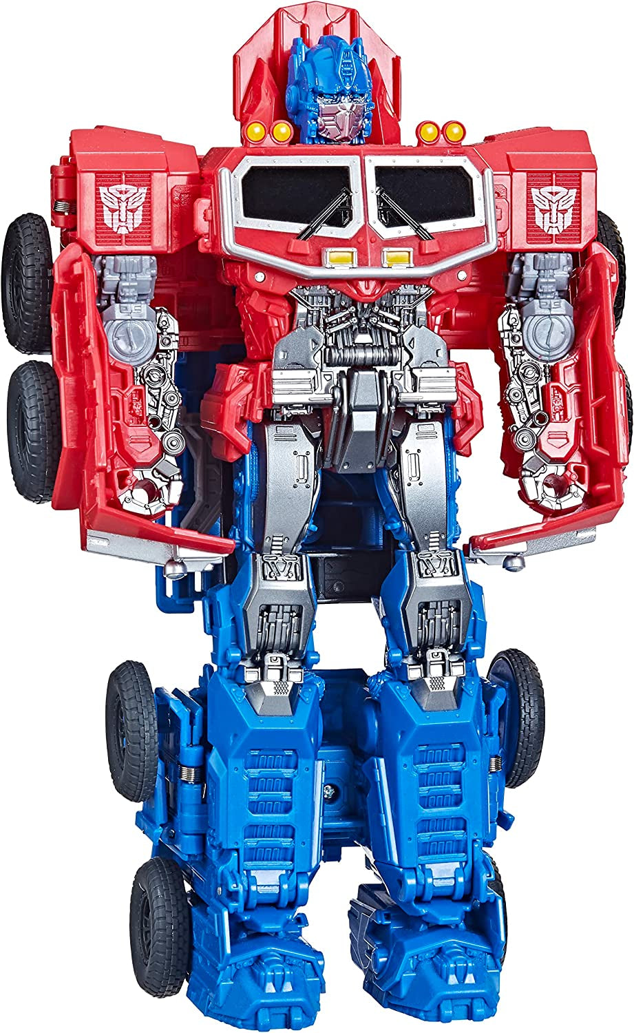 Jucarii Transformers pentru filmul Rise of the Beasts, Smash Changer Optimus Prime figura din 6, 22.5 cm Action figures Naty Shop Optimus Prime