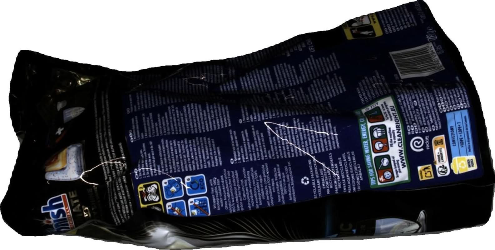 Finish Ultimate plus Infinity Shine Citrus Dishwasher Tabs - Tablete pentru mașină de spălat vase, curățare intensivă - 105 capsule, lămâie Naty Shop