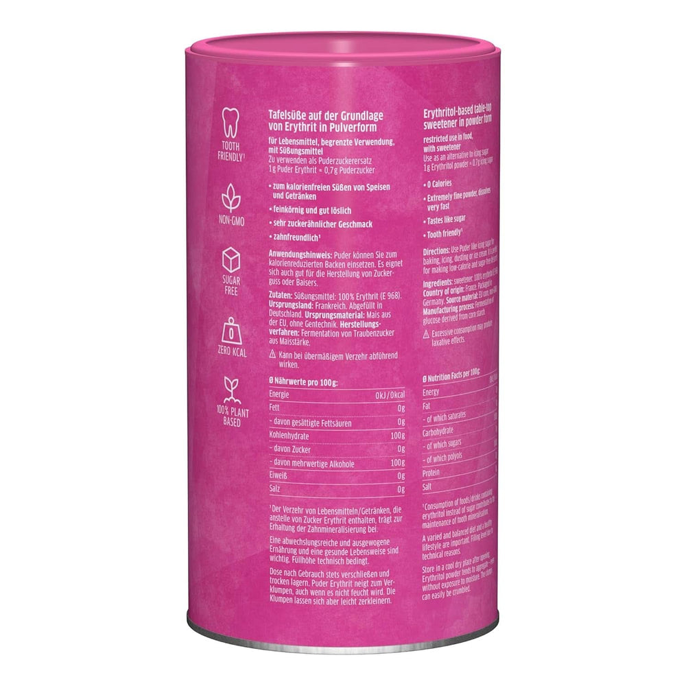 Xucker Zahăr pudră Erythritol - Înlocuitor de zahăr fără calorii, 600 grame Indulcitori Naty Shop