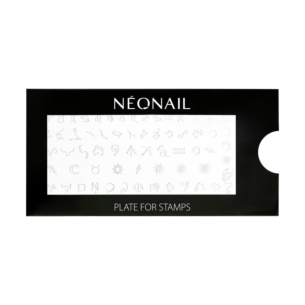 NÉONAIL Nagel Stempel Mit Schaber - Nägel Selber Machen - Nail Art Stamper - Nageldesign Für Nagel Schablone - French Nails Stempel - Silikon Nagelstempel