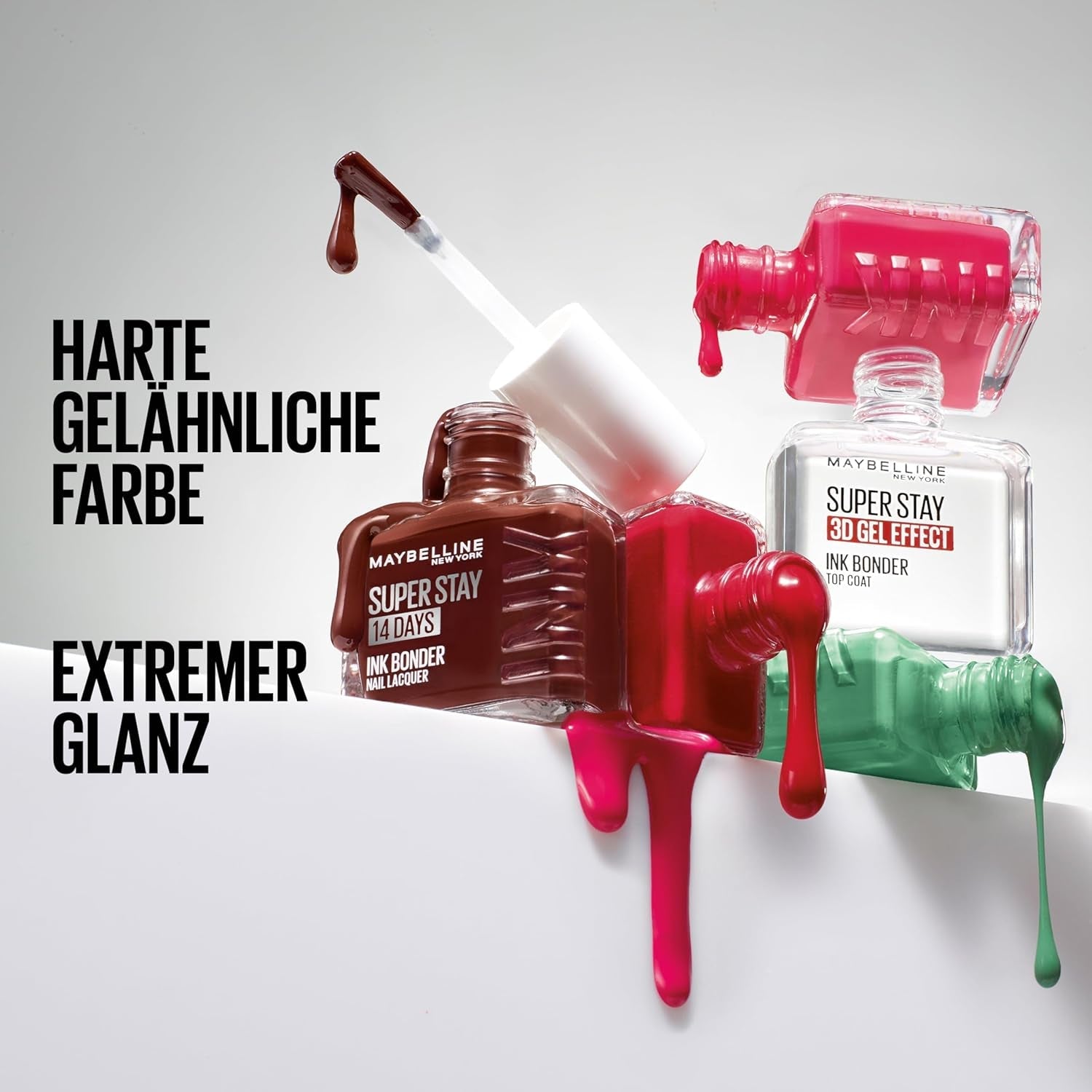 Oja Maybelline New York Super Stay Ink Bonder 945 Lilac Love – ojă de lungă durată pentru unghii puternice și culoare intensă, 12,3 ml