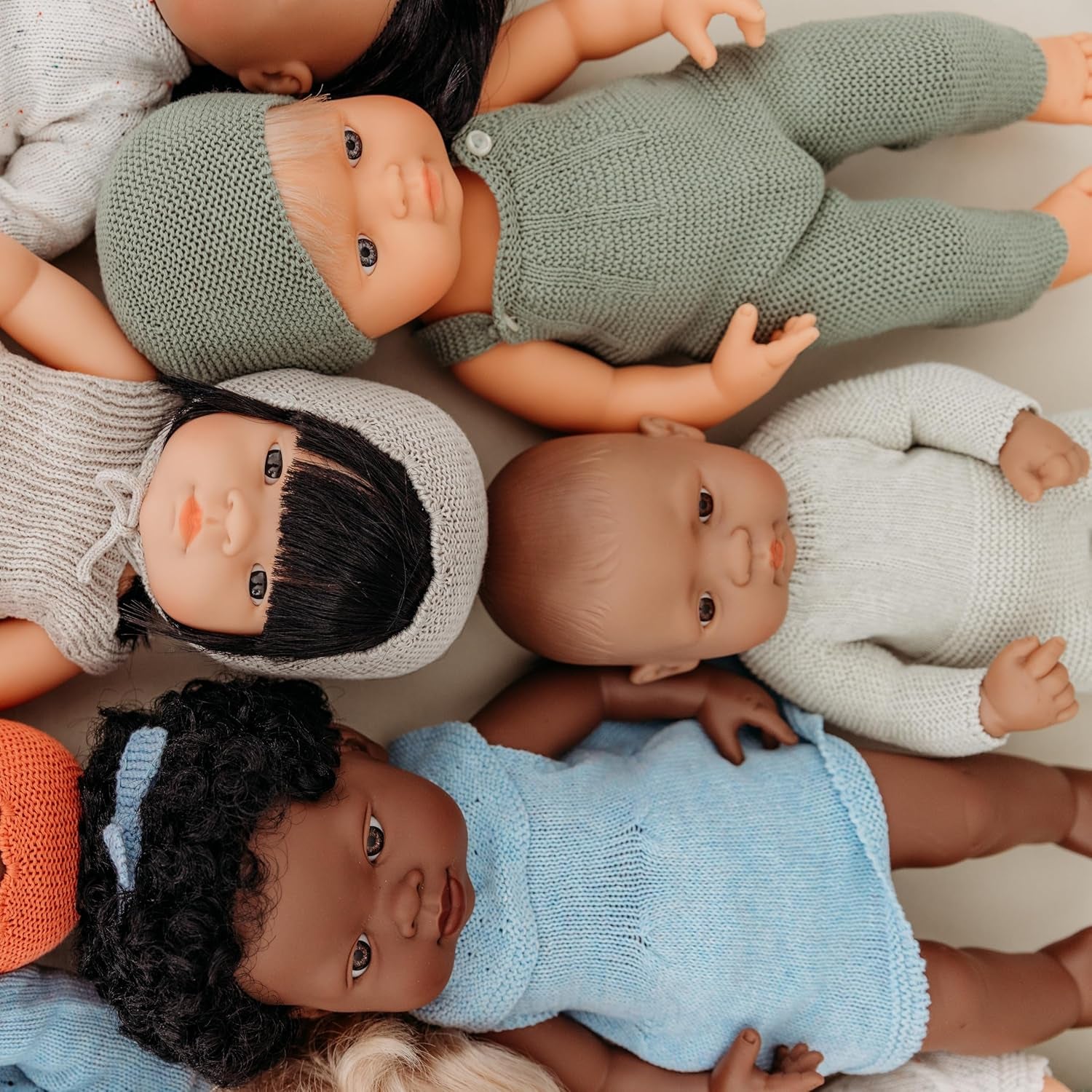 Miniland 31037 - Baby südamerikanischer Junge Tüte - ohne Unterwäsche, 32 cm