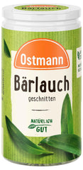 Ostmann Gewürze - Bärlauch geschnitten | Milder Knoblauch-Geschmack | Für Ei- oder Reisgerichte sowie Quarkdips | 15 g in der Streudose