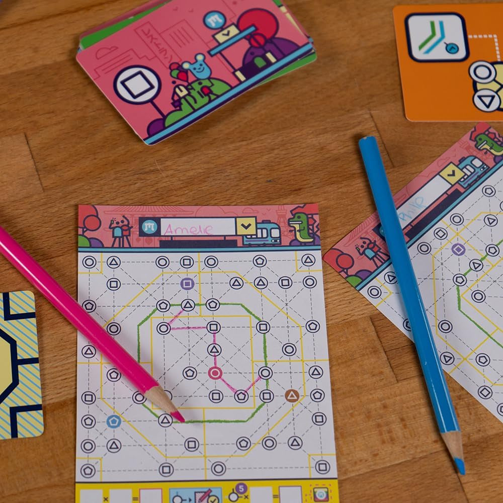 HCM Kinzel - Next Station Tokyo | Continuare a jocului nominalizat | Flip & Write - Noi linii de metrou pentru turismul din Tokyo | Îndemânare și strategie | Germană | 55214