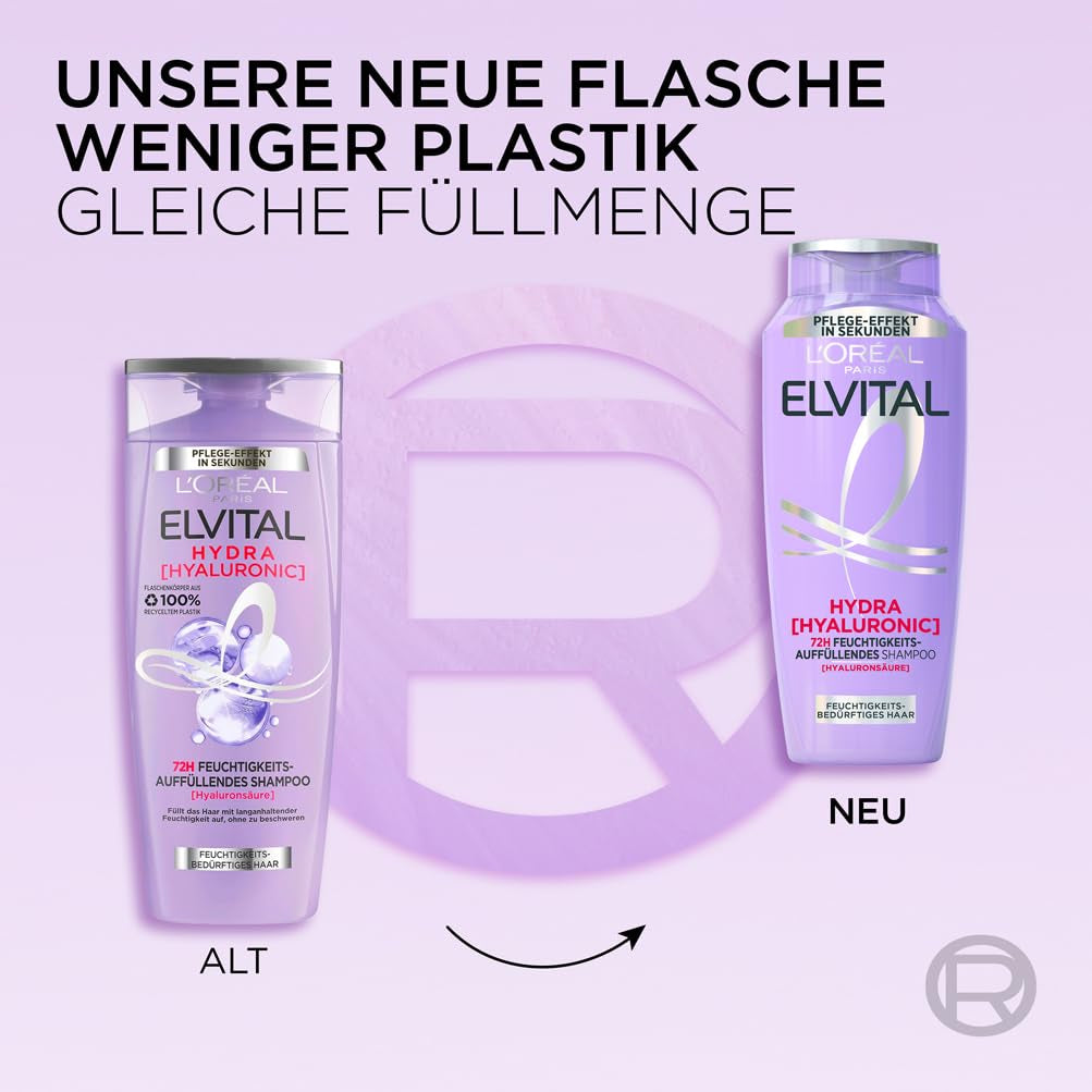 L'Oréal Paris, Șampon hidratant XXL pentru păr strălucitor Duș și baie L'Oréal Paris
