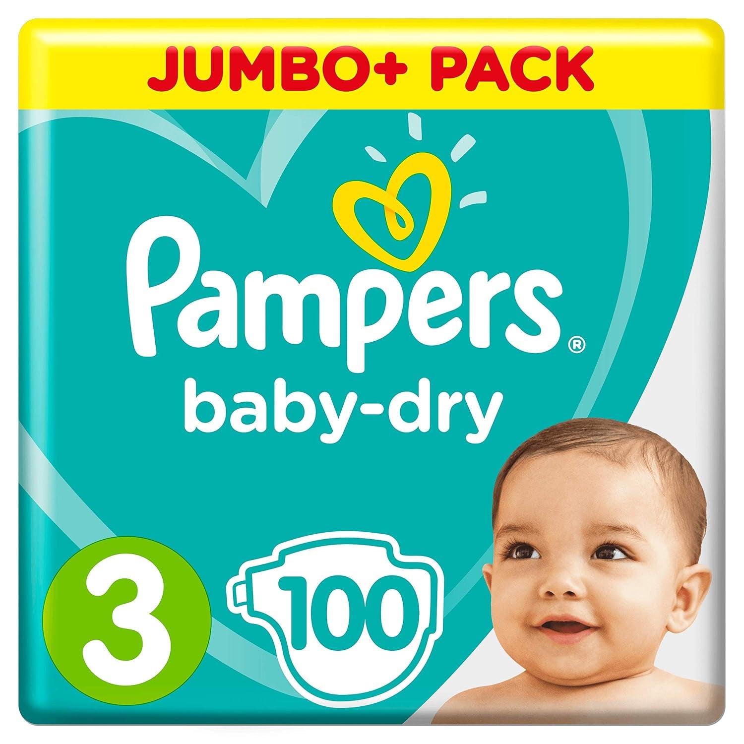 Scutece Pampers (Versiunea Veche), Mărimea 3 (6-10 kg), 100 bucăți,