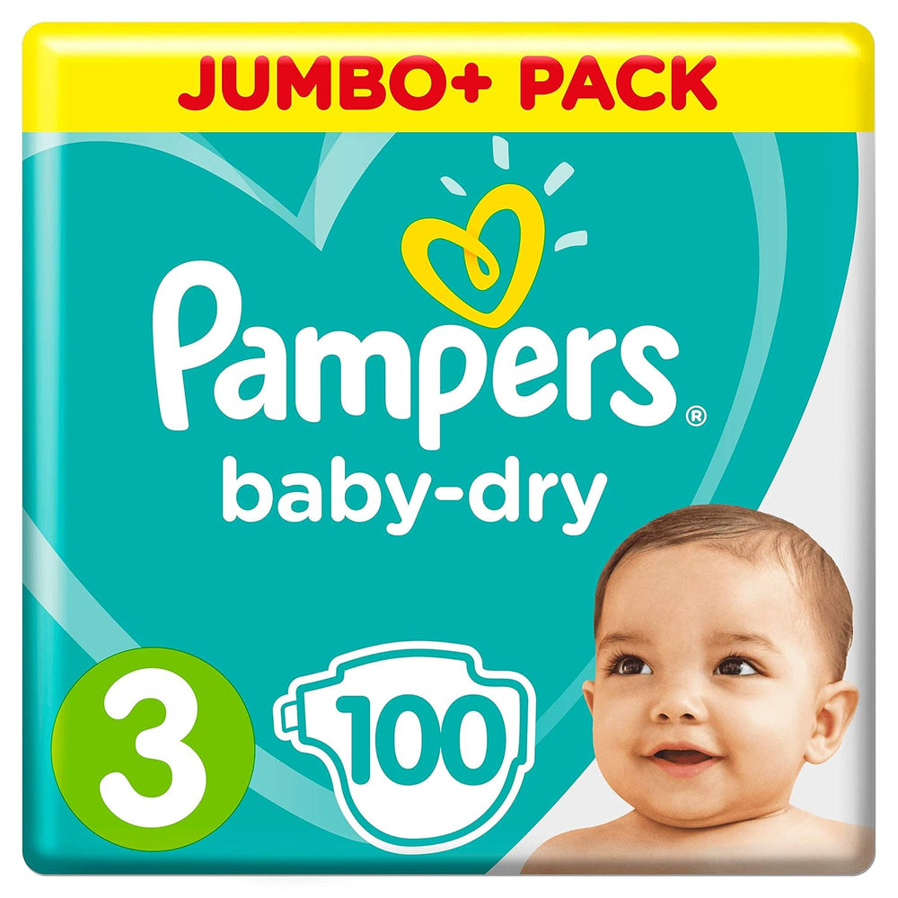Scutece Pampers (Versiunea Veche), Mărimea 3 (6-10 kg), 100 bucăți,