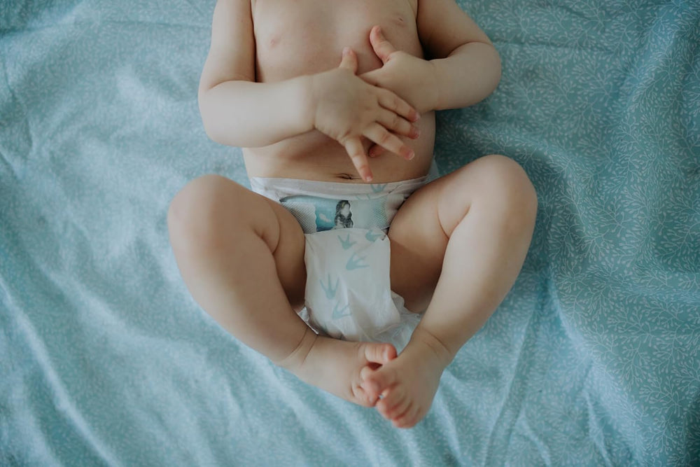 Scutece ecologice mărimea 1 nou-născut (2-5 kg), 1 pungă cu 27 de scutece