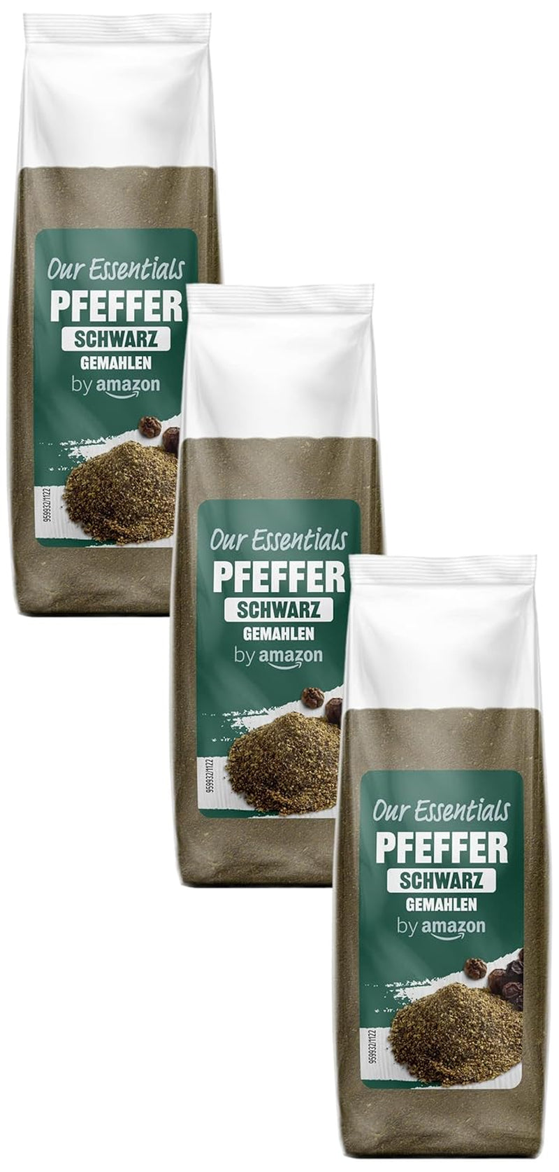 by Amazon Schwarzer Pfeffer gemahlen, 100g