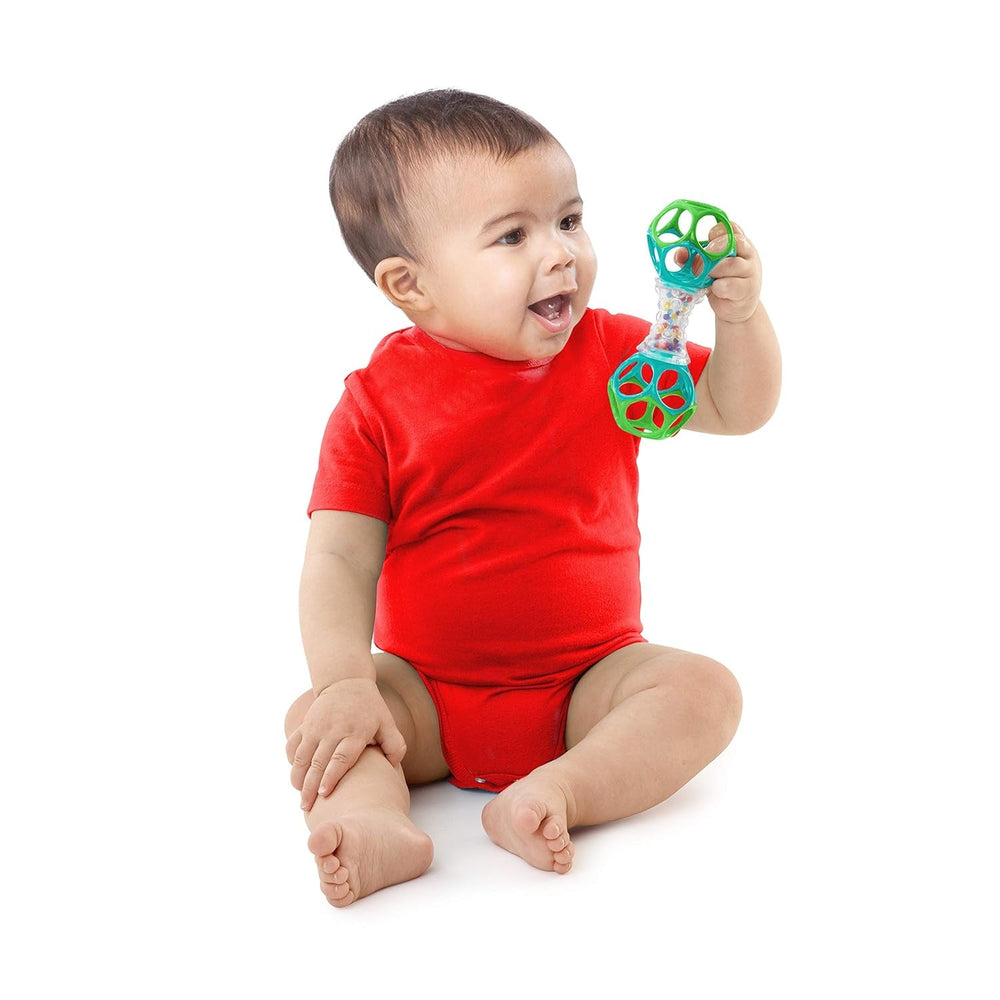 Set cadou Bright Starts Little Shakers cu 6 piese - Zornăitoare și jucării de dentiție pentru bebeluși, fără BPA, ușor de prins, unisex, pentru nou-născuți+
