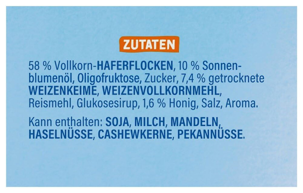 Dr. Oetker Vitalis Less Sweet Crunchy Pure: Musli crocant cu 30% mai puțin zahăr, pachet de 5 (5 x 600g)