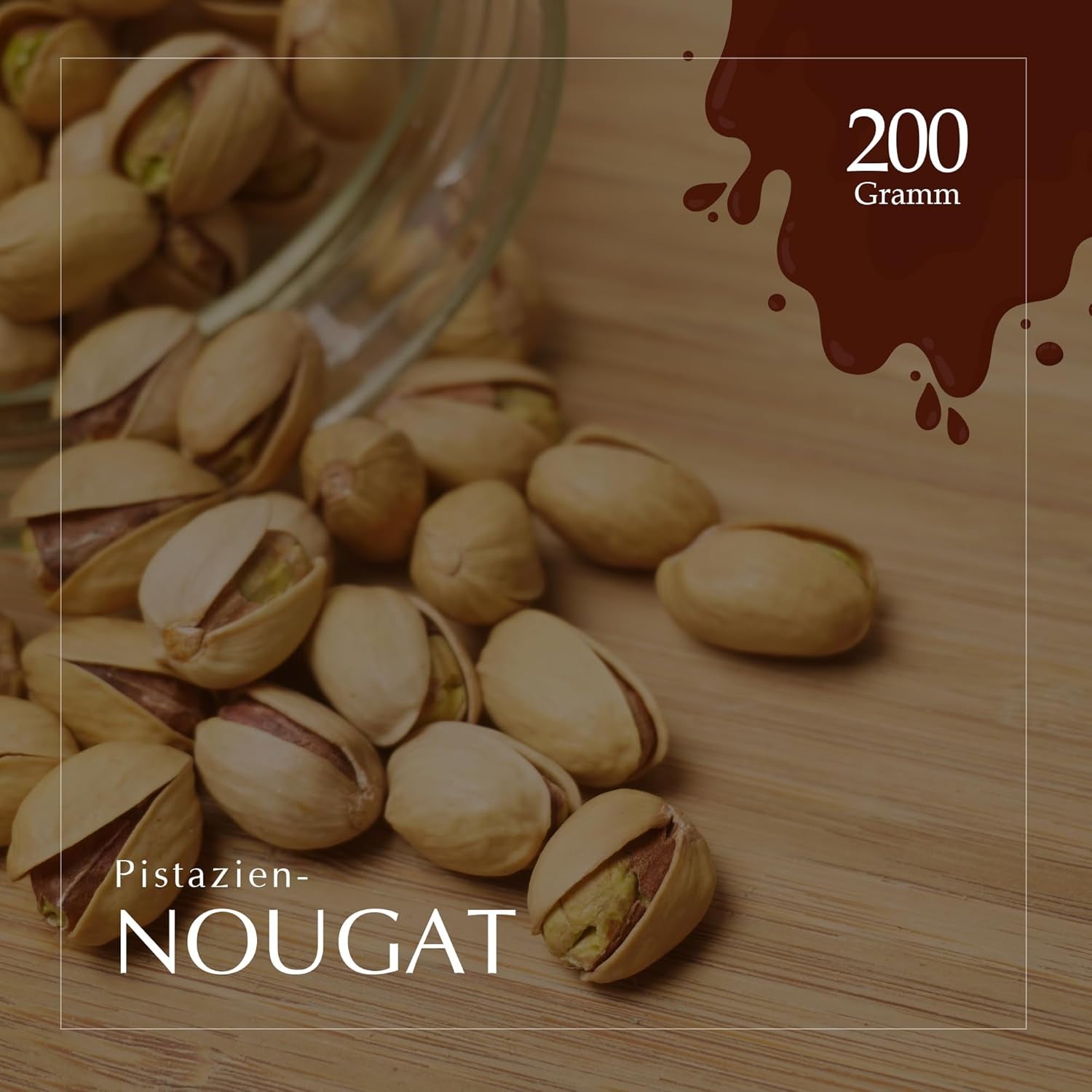 Turrón cu fistic din ciocolată artizanală, 200g, textură cremoasă, calitate superioară, ingrediente fine, gust autentic, cel mai scump turrón din lume