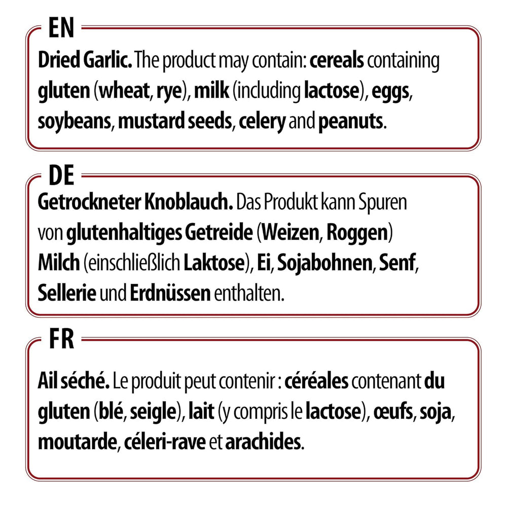 Prymat Getrockneter Knoblauch granuliert 1,05kg – Aromatisches Knoblauchgranulat zum Würzen von Fleisch, Fisch, Gemüse, Saucen, Dips & Marinaden – intensiv im Geschmack – ohne Zusätze