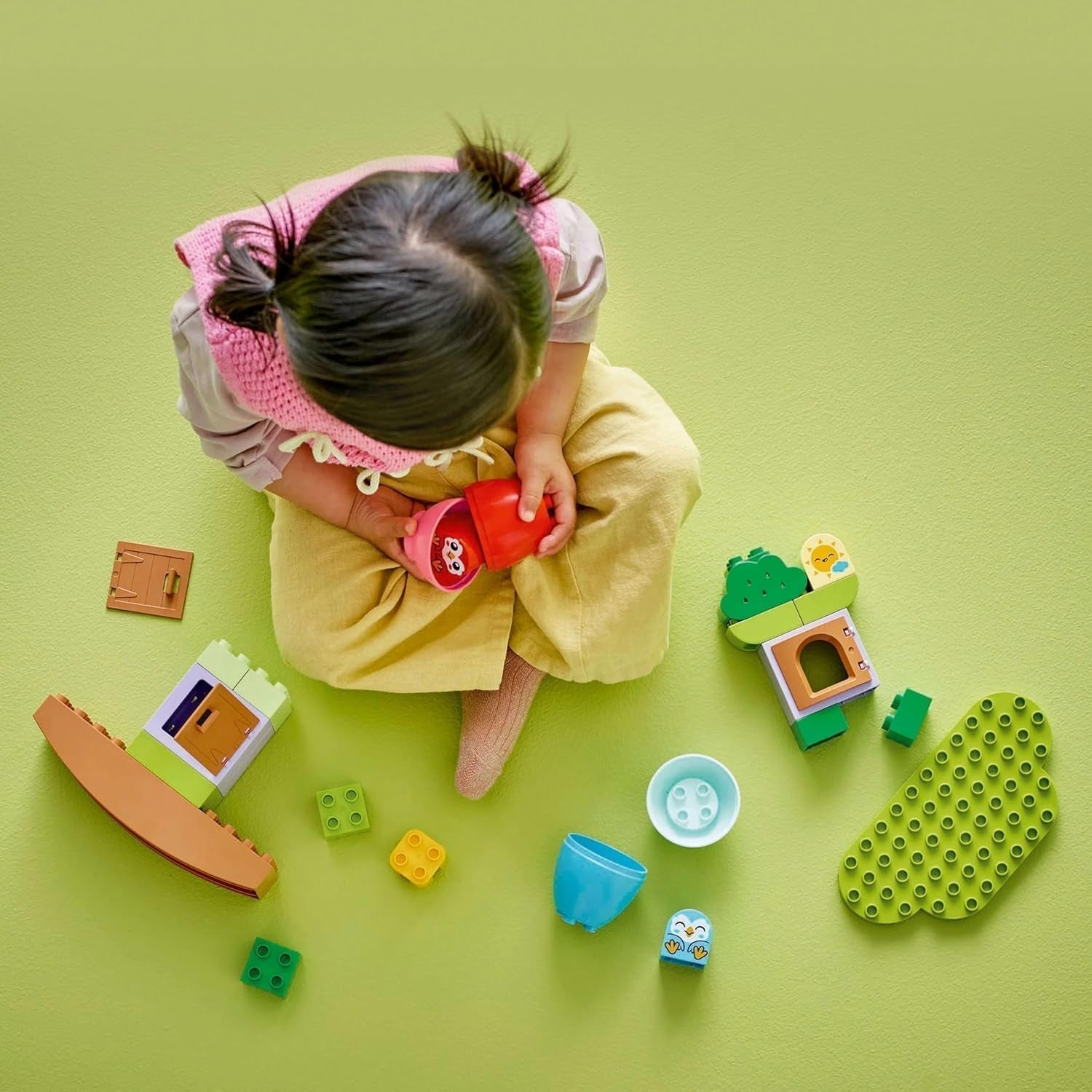 Copac LEGO DUPLO pentru echilibrare și stivuire, jucărie pentru dezvoltare, set de construcție pentru copii începând cu 18 luni, jucărie creativă pentru copii, jucărie educativă cu 2 păsări de jucărie 10440 Seturi de constructie Besuche den LEGO-Store