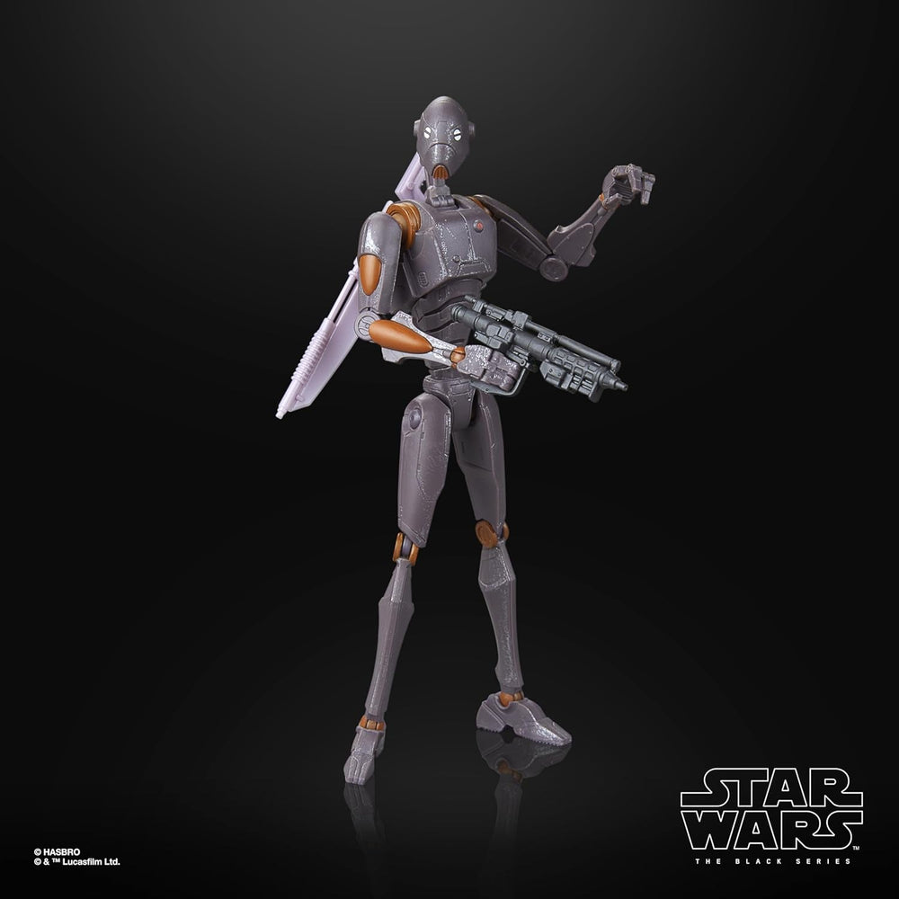 Star Wars Seria Neagră Commander Droid, Star Wars: Războiul Clonelor Premium colecționabil Figura de acțiune (15 Cm) Action figures Naty Shop