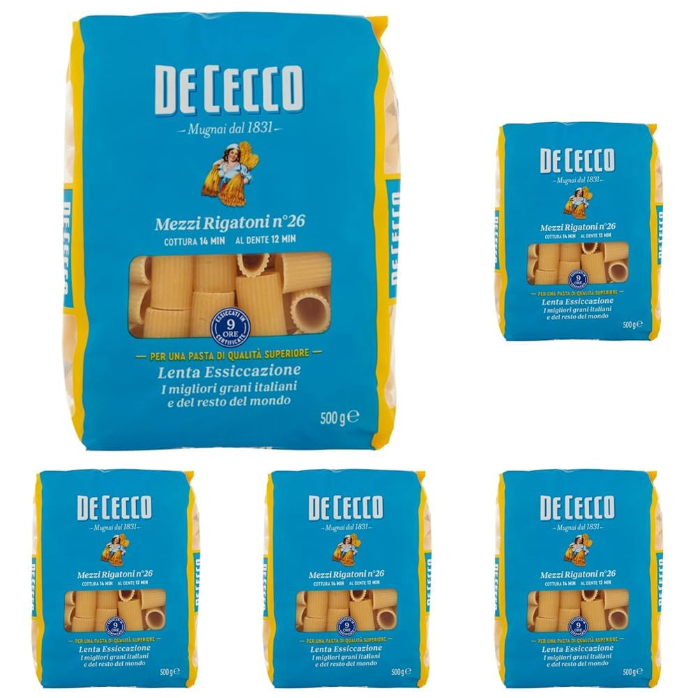 Paste Mezzi Rigatoni, pachet de 1 (1 x 500 g)