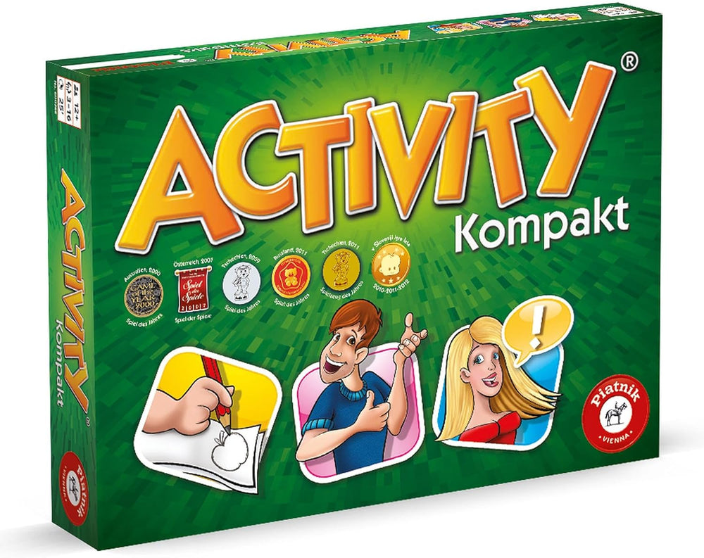 Piatnik 6028 - Joc original cu activități | Joc clasic pentru petreceri și seri de jocuri | Sunt necesare pantomimă, desen și explicații | 2.640 de termeni noi | Maxim 16 jucători posibili