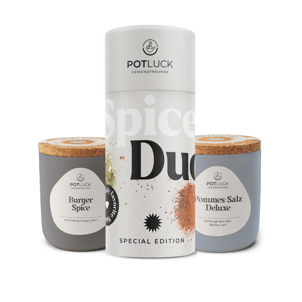 Potluck | Feta Gewürz | Gewürzmischung im Keramiktopf | 50g | Mit natürlichen Inhaltsstoffen