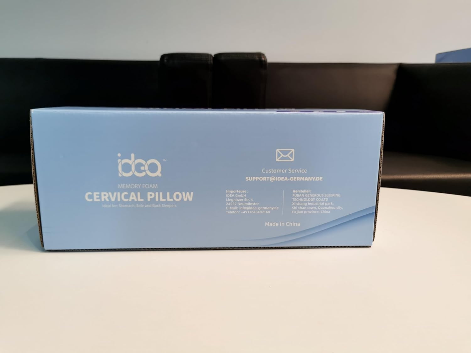 Pernă pentru dureri de gât, pernă ergonomică ortopedică pentru gât, pernă din spumă de memorie pentru părți, spate și abdomen, pernă anti-sforăit pentru bărbați femei (62 * 34.5 * 12/8CM) Perne ortopedice cervicale Naty Shop