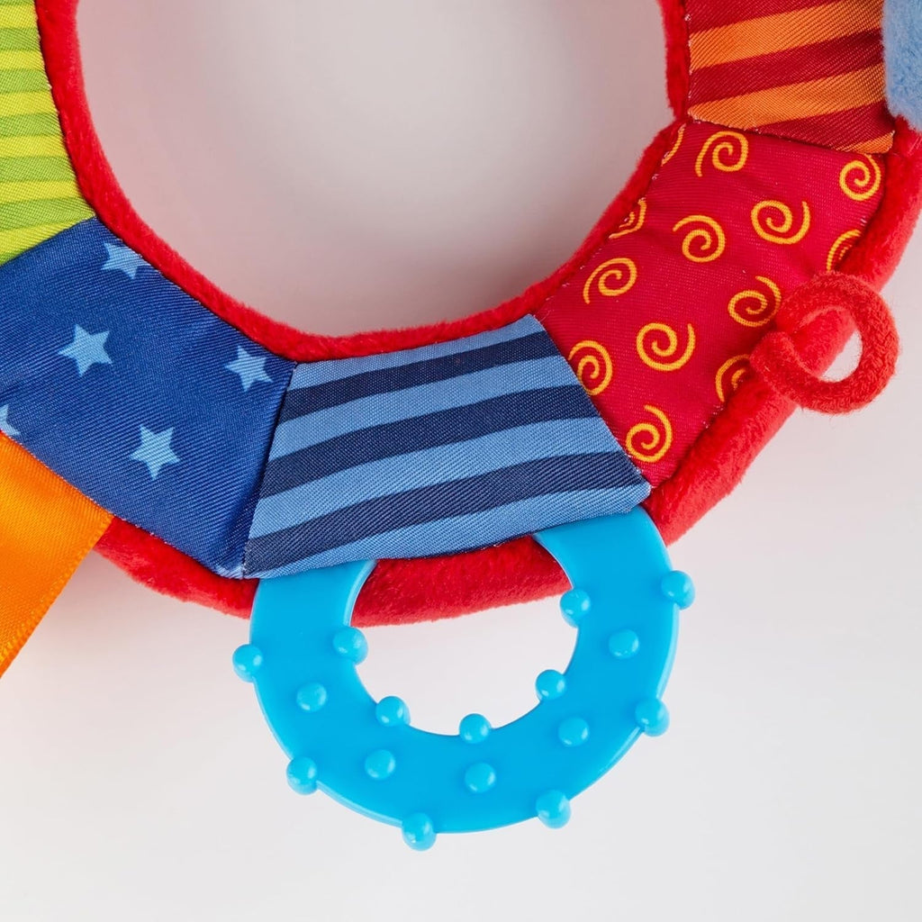 SIGIKID 40490 Inel activ Baby Activity PlayQ Fete și băieți jucărie pentru copii recomandată de la 3 luni multicolor Jucarii Bebe Naty Shop