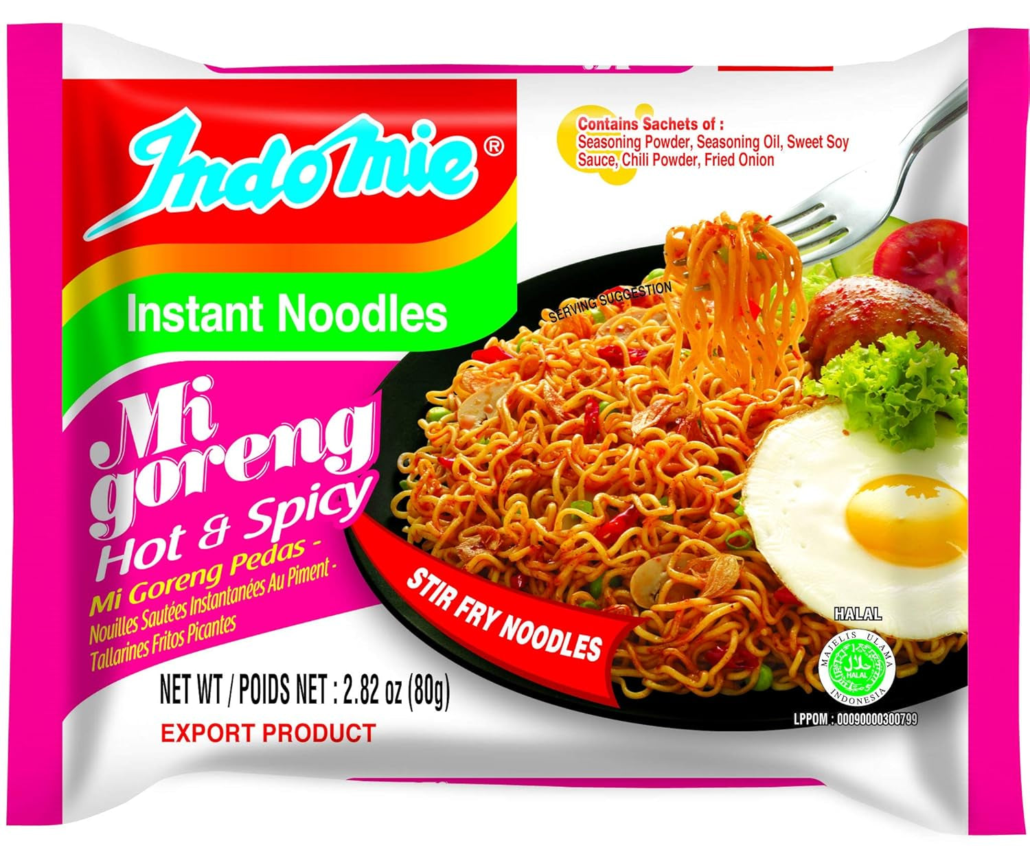 INDOMIE - Tăiței instant Mi Goreng - Pachet multiplu (40 x 80 g)