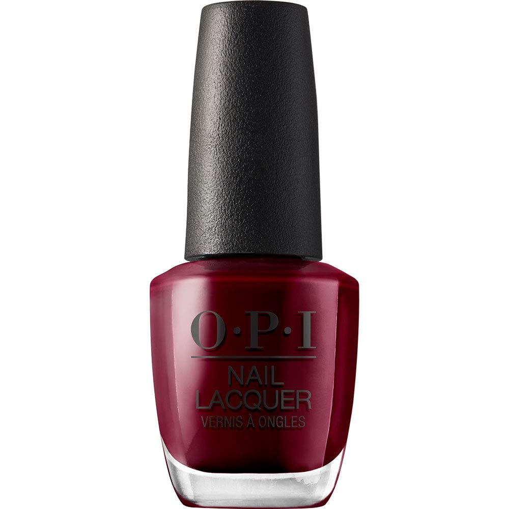 Oja OPI Nail Lacquer în nuanțe de roșu și portocaliu – Oja cu uscare rapidă, rezistentă la ciobire și de lungă durată – durează până la 7 zile – cu pensulă ProWide extra-lată