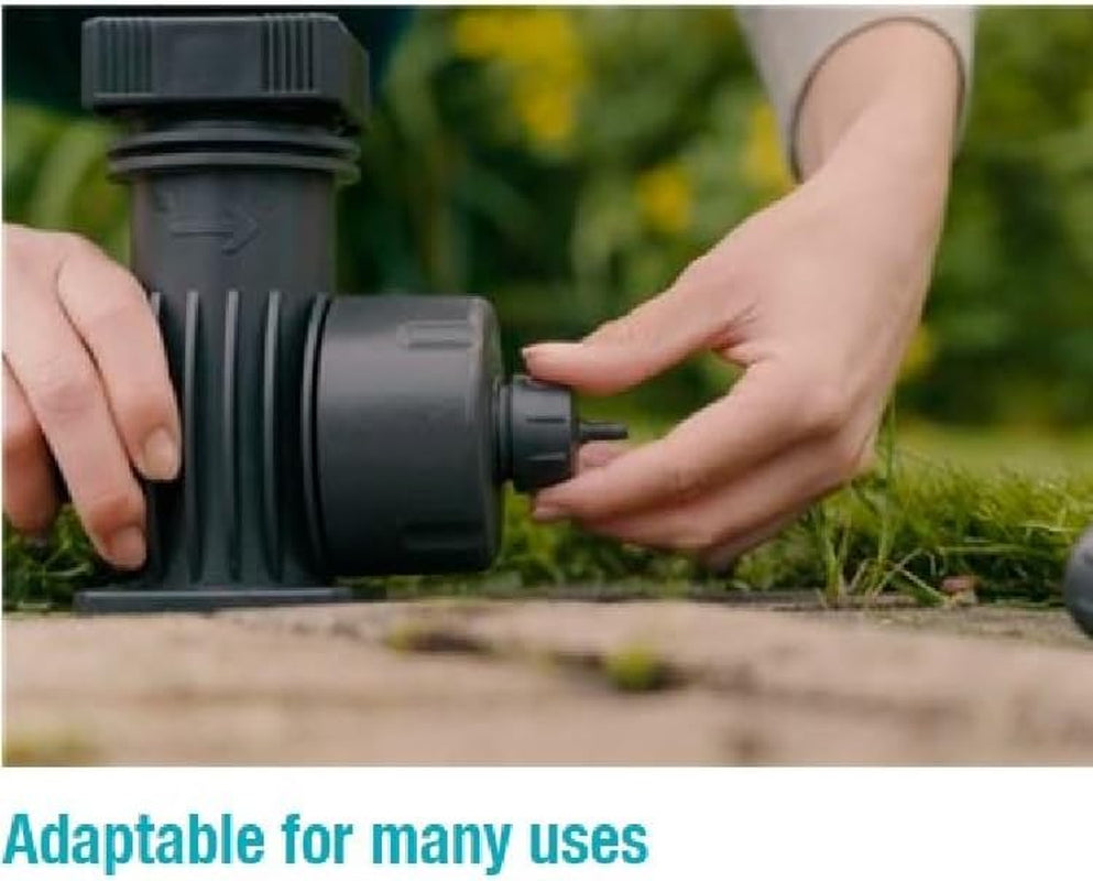 Sistem de irigare Gardena Micro-Drip Basic Unit 2000: Unitate de bază pentru reducerea presiunii, debit de apă aprox. 2.000 l/h, tehnologie de conectare rapidă și ușoară (1354-20)