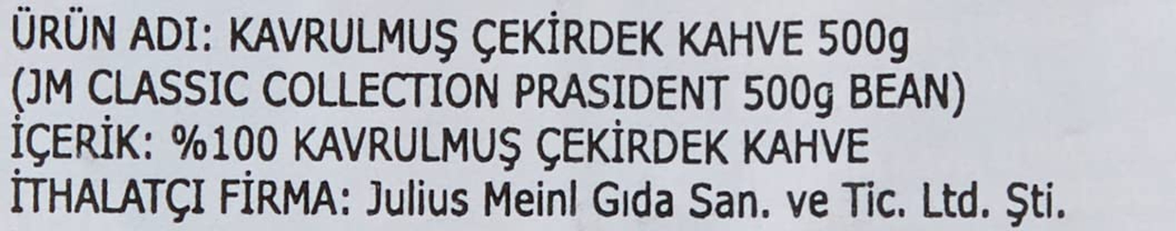 Fasole întreagă President, pachet de 2 (2 x 500 g)