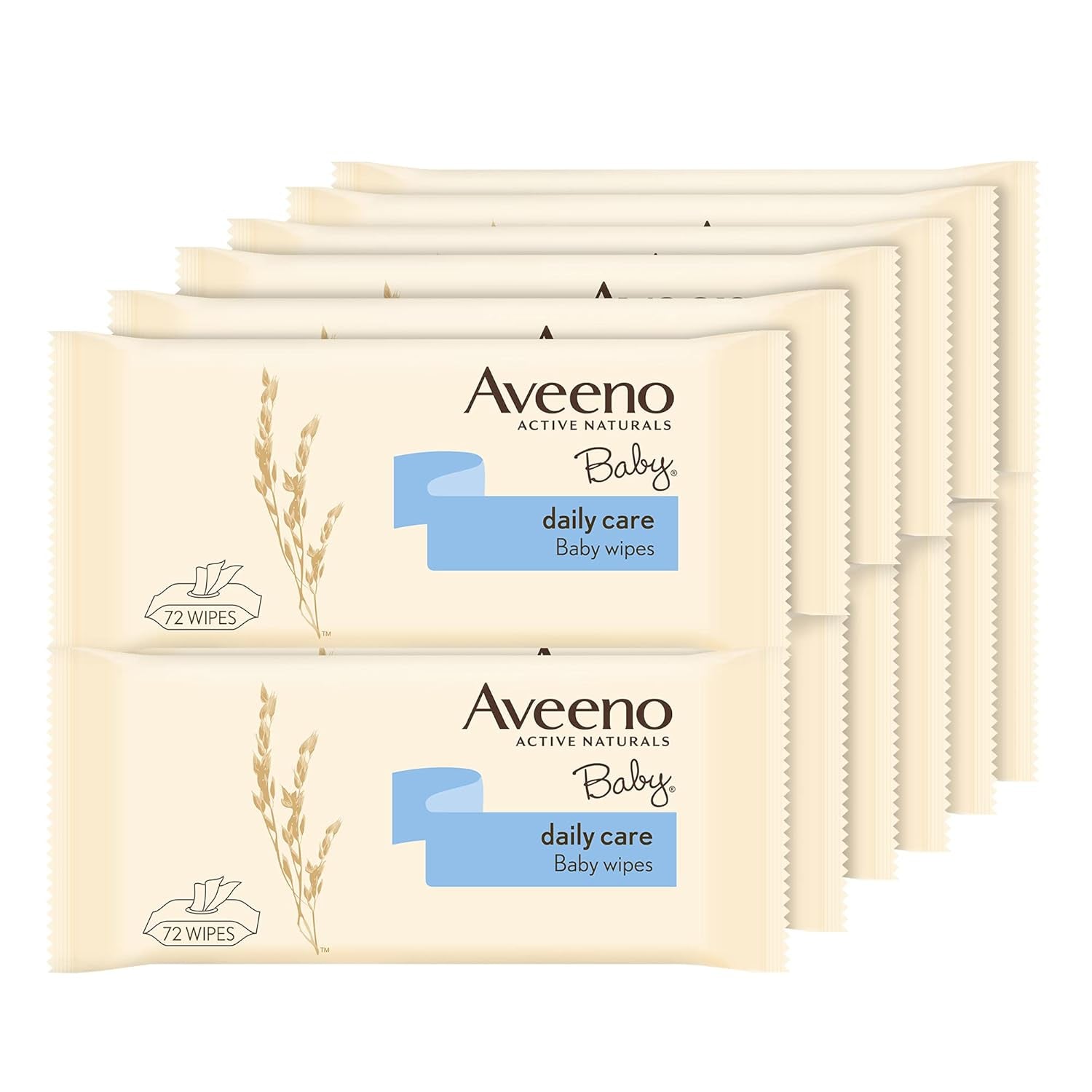 Șervețele demachiante Daily Care, fără sulfați și alcool, 12 x 72 bucăți